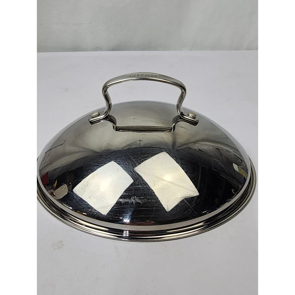 Belgique Stainless Steel Domed Replacement Lid (Only) Vented w Handle 8"